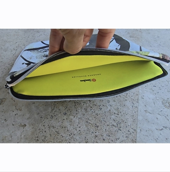 Neiman Marcus Artistic Black and Yellow Cosmetic Case - Picture 5 of 9